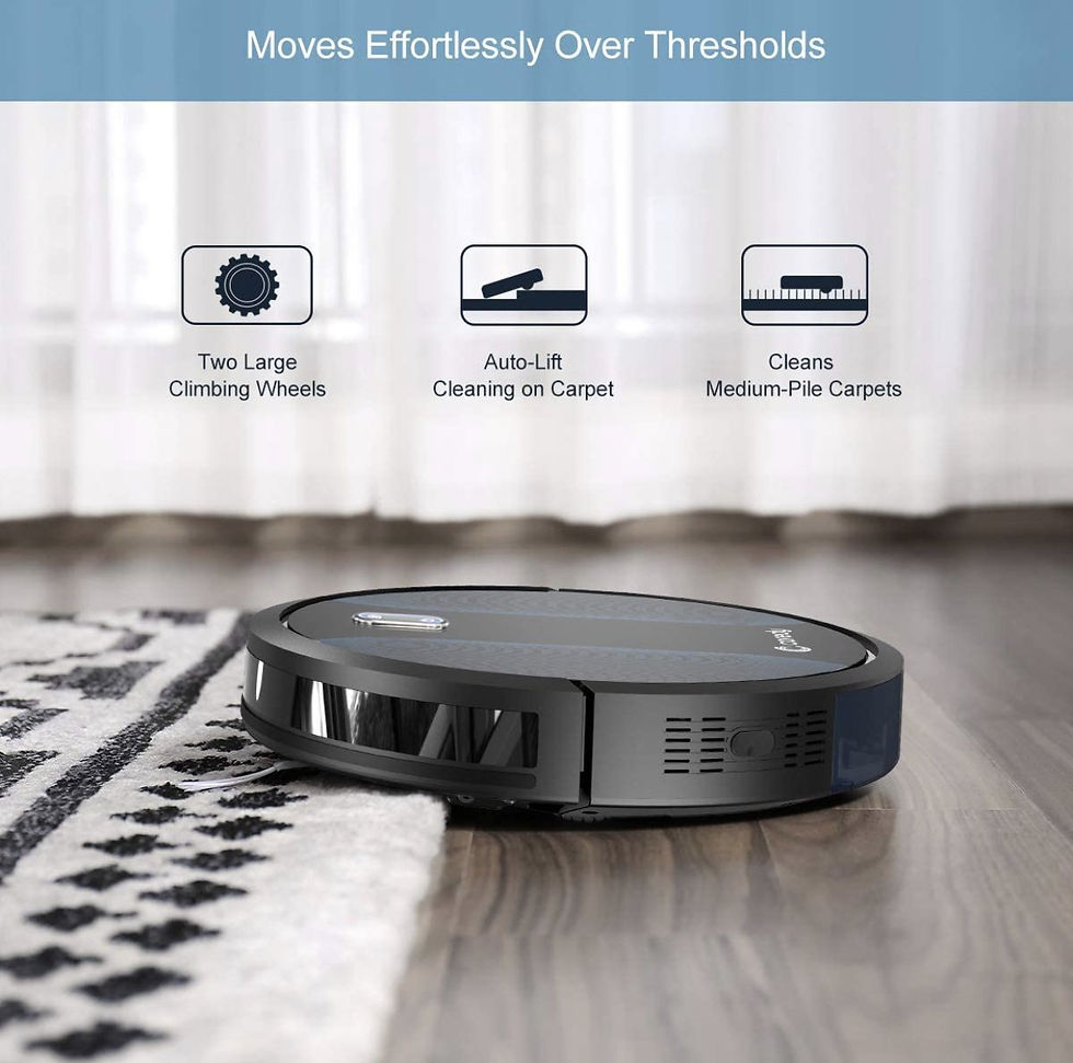 Thumbnail: Coredy Robot Vacuum Cleaner, Fully Upgraded, Boundary Strip Supported, 360° Sma