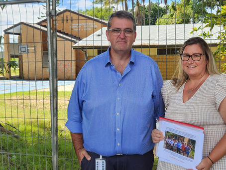 ALL SYSTEMS GO ON MONDAY FOR REBUILD OF BROADWATER PUBLIC SCHOOL
