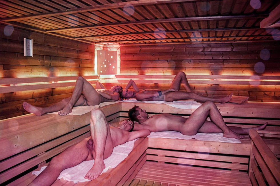 Realxen in der finnischen Sauna