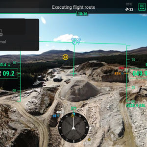 Drone-based survey of a quarry in Co Donegal
