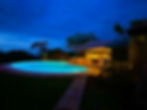 the sunset chalet swimming pool and the veranda outside Nairobi