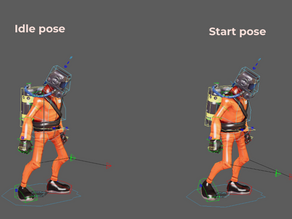 Crafting a gameplay Start animation: the impulse under pressure