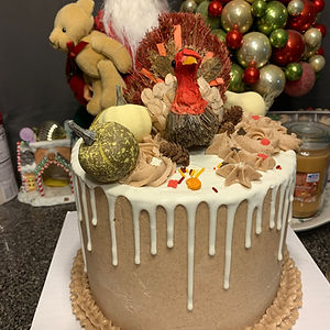Pumpkin Spice Thanksgiving cake
