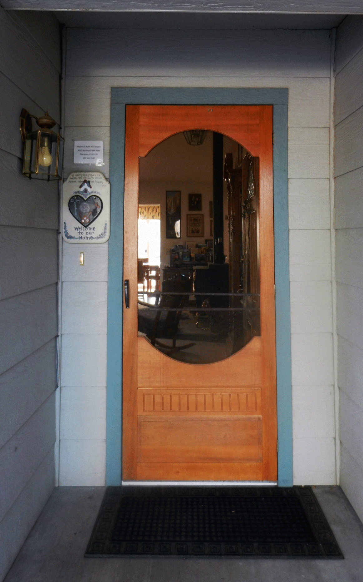 Front door... welcome!