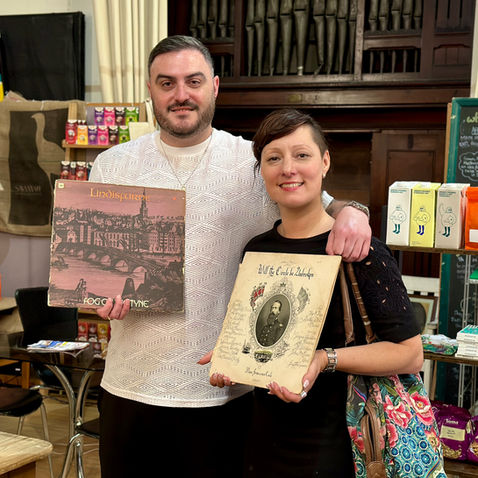Ian and Harriet were in Gravesend for a wedding and spent a good chunk of the afternoon in the Fourth Portal. The Lindisfarne album had the now lost view of Newcastle from their home window of the riverfront.