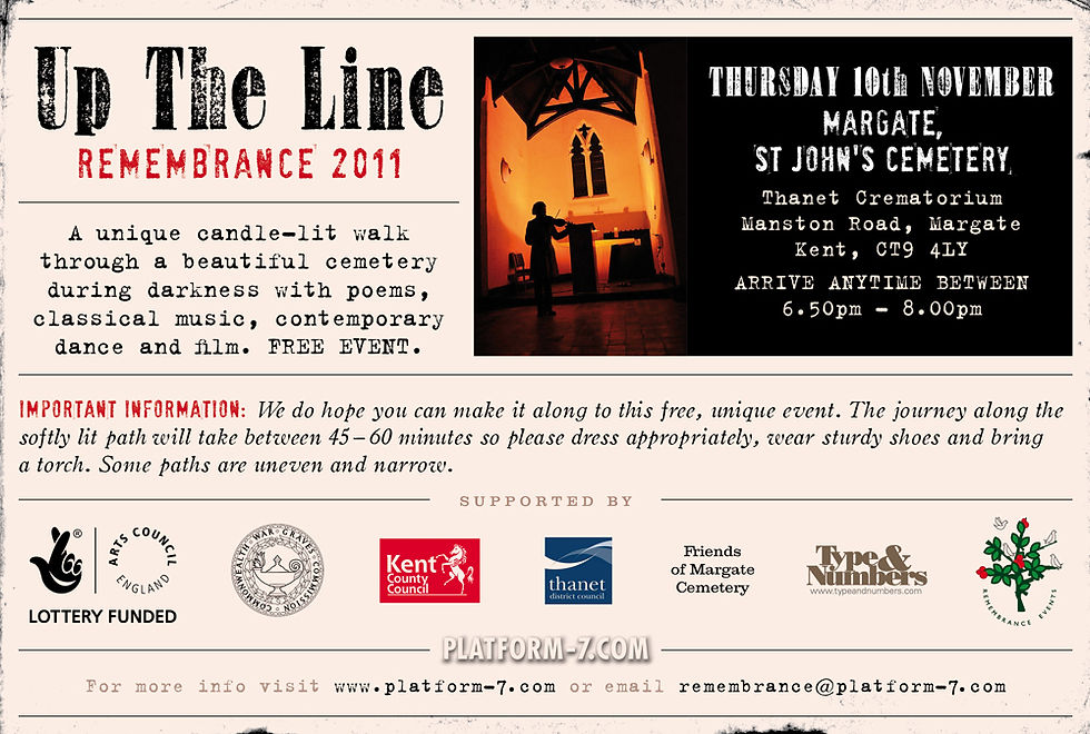 Up The Line Margate Poster 2011