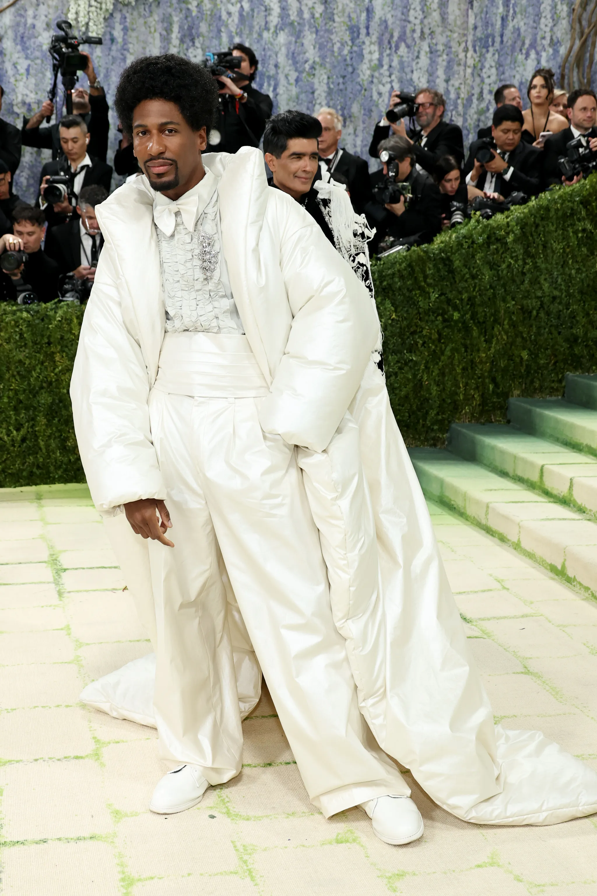 Met Gala 2026 red carpet look under the 'Fashion is Art' theme at the Metropolitan Museum of Art in