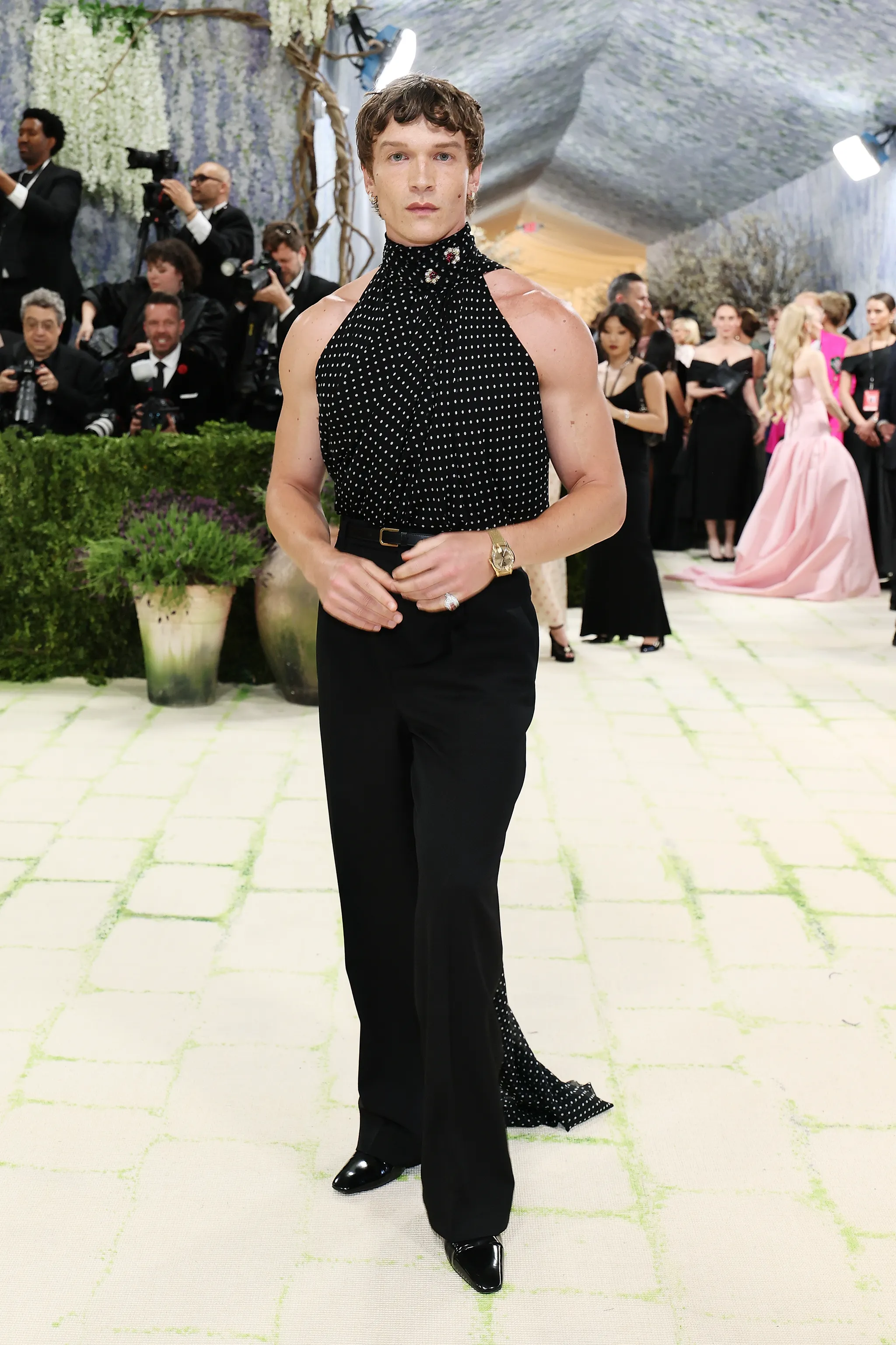 Met Gala 2026 red carpet look under the 'Fashion is Art' theme at the Metropolitan Museum of Art in