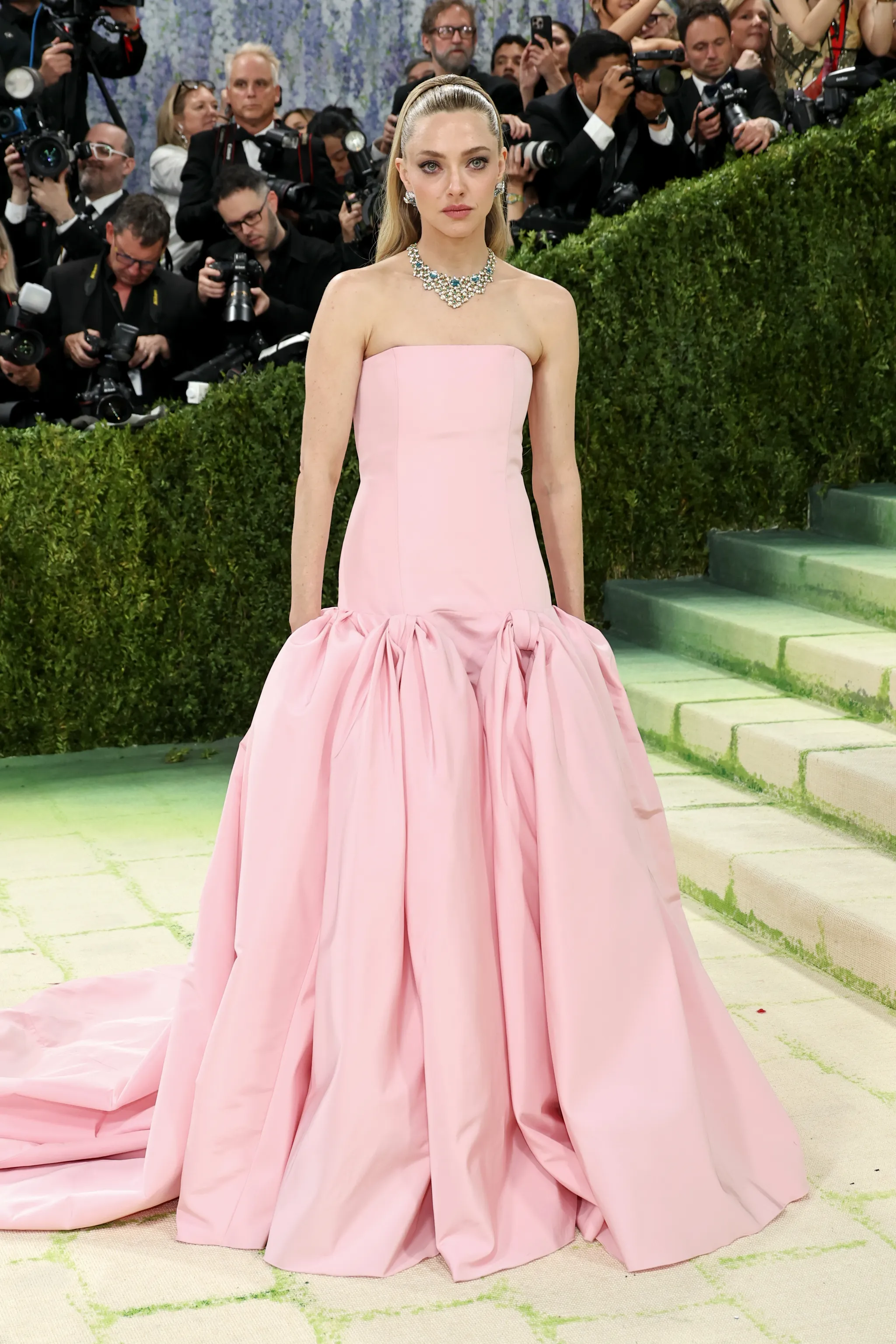 Met Gala 2026 red carpet look under the 'Fashion is Art' theme at the Metropolitan Museum of Art in