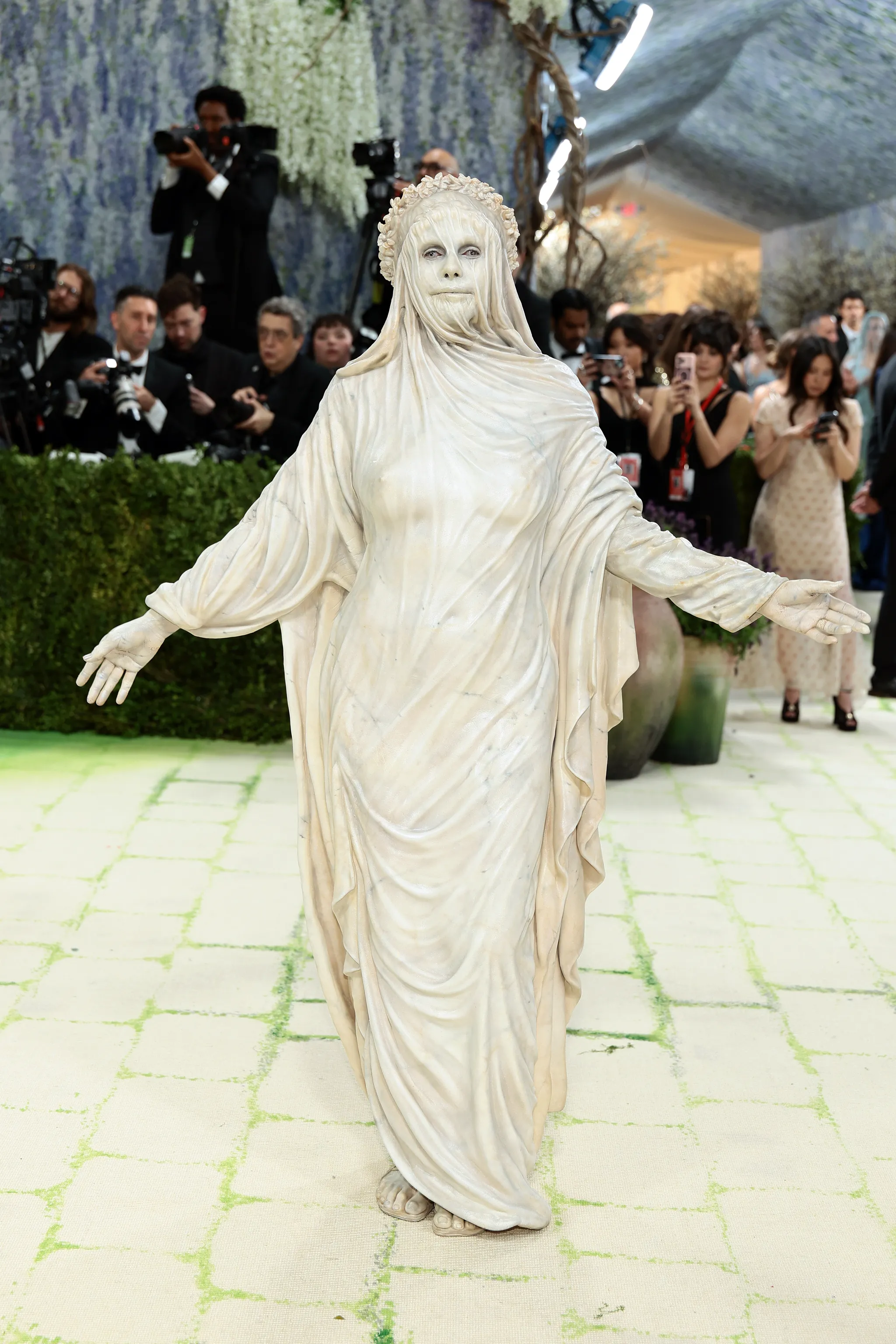 Met Gala 2026 red carpet look under the 'Fashion is Art' theme at the Metropolitan Museum of Art in