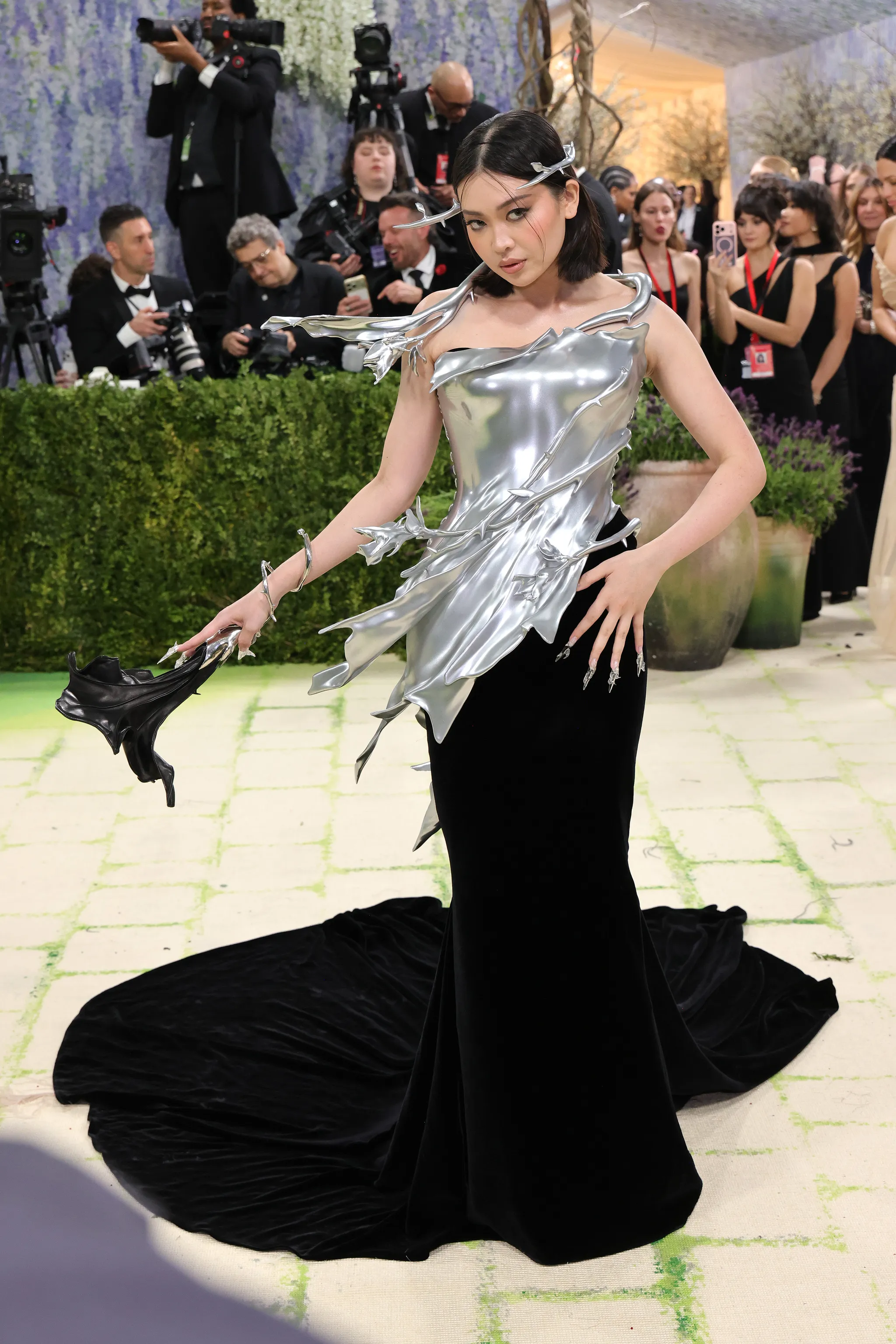Met Gala 2026 red carpet look under the 'Fashion is Art' theme at the Metropolitan Museum of Art in