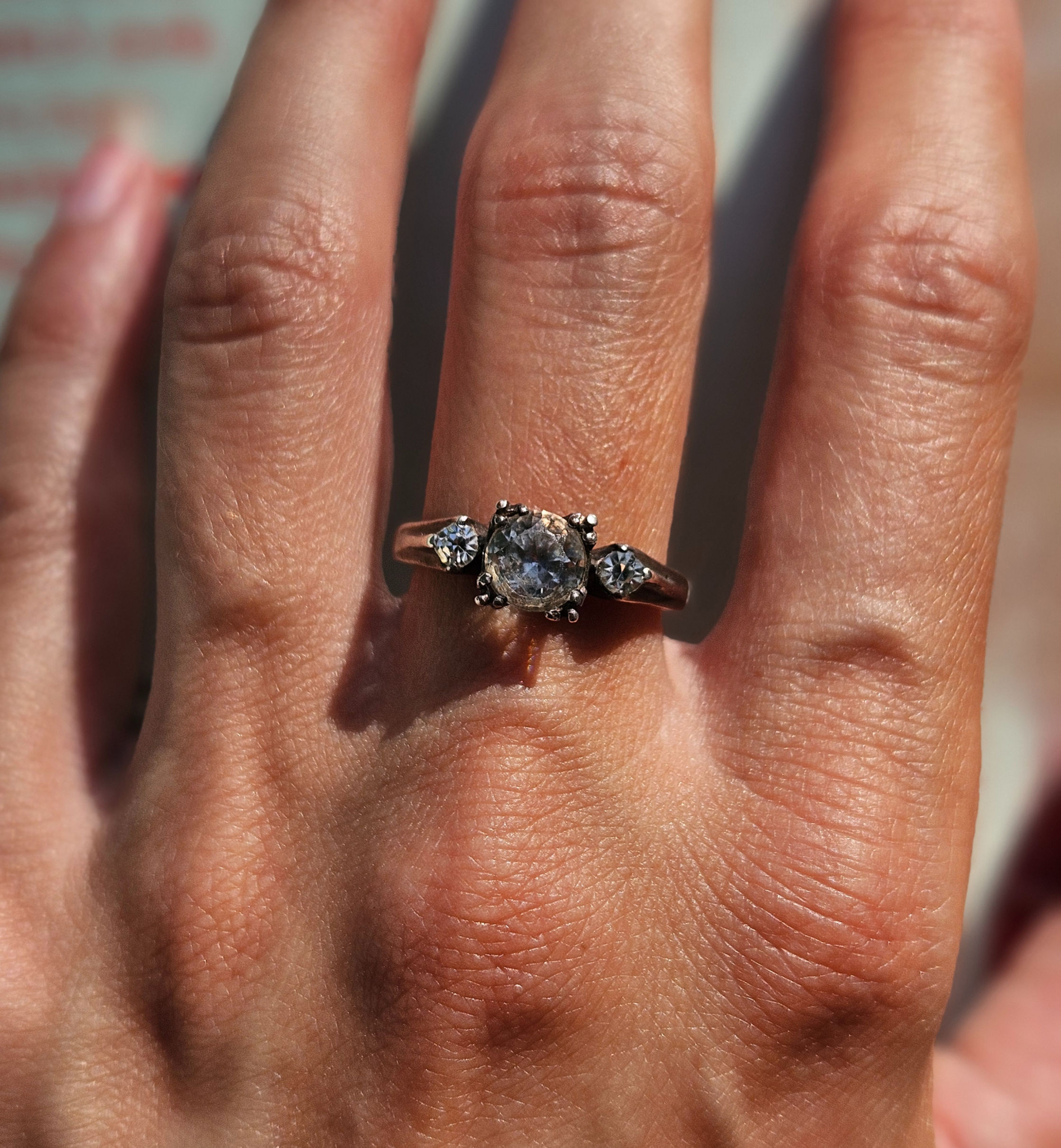 Vintage Mid-Century Sterling Sarah Coventry Ring - 8.5
