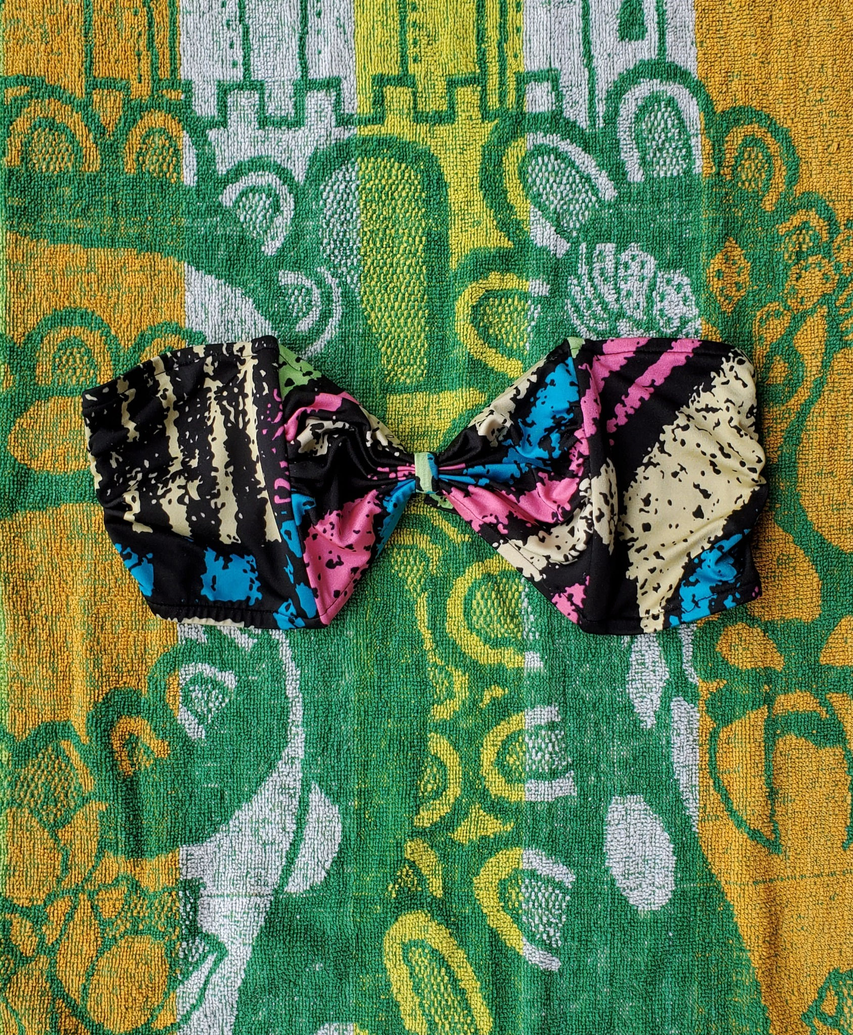 1980's Bandeau Bikini Top - 32 C