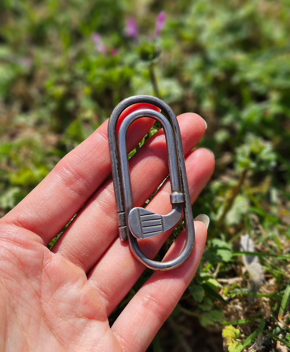 Thumbnail: Vintage Taxco Sterling Golf Club Money Clip