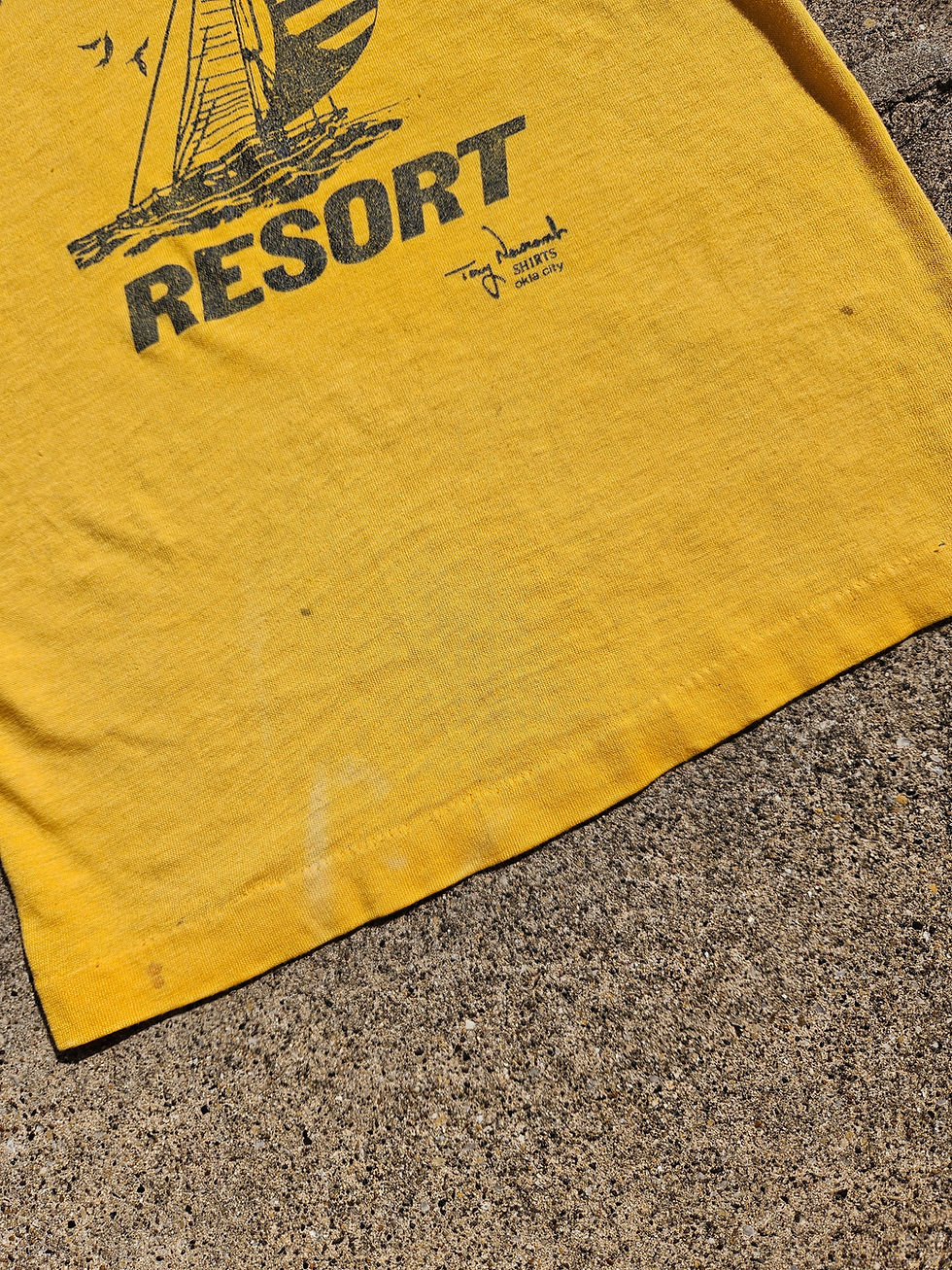 Thumbnail: 1970s Kids Single Stitch Lake Texoma Resort Tee