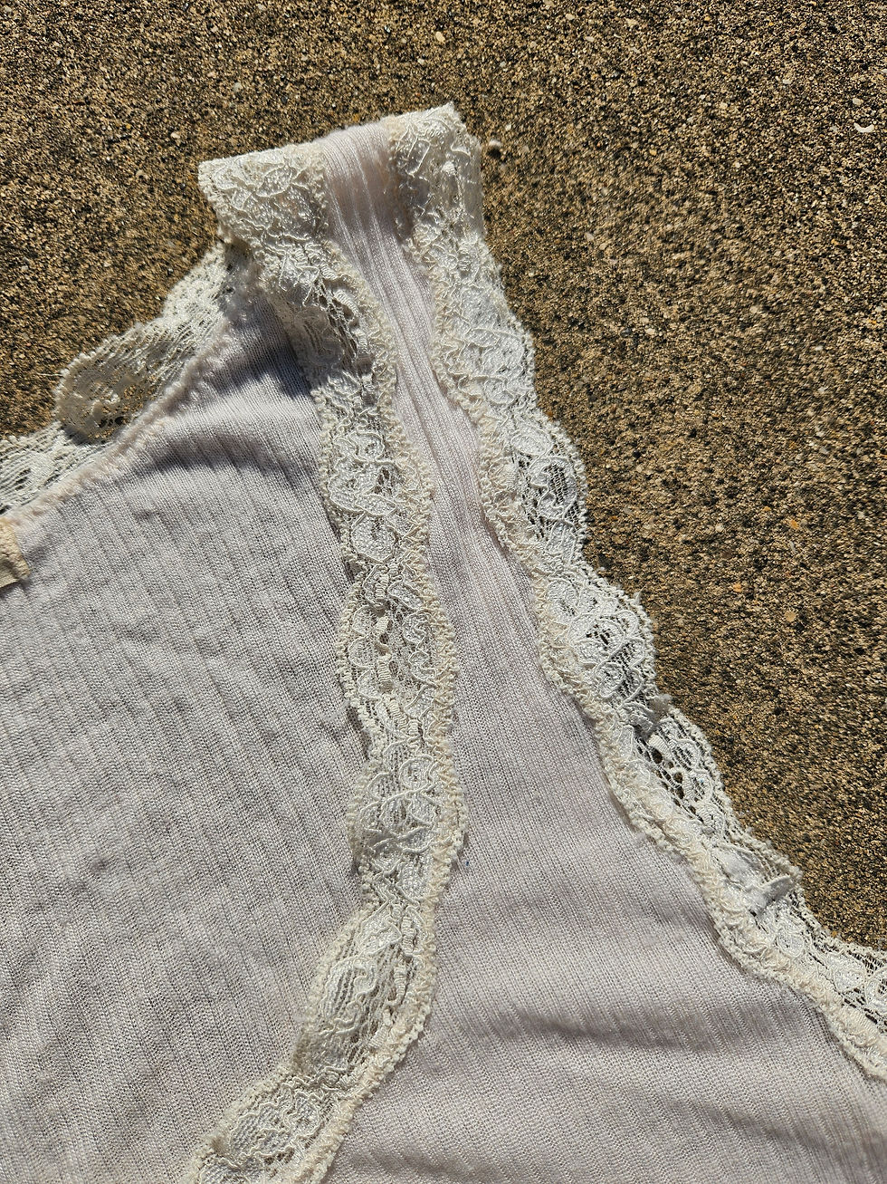 Thumbnail: VS Ribbed Pointelle Tank & Panty Set