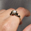 Thumbnail: Vintage 14K Yellow Gold Pearl Ring - 6.5