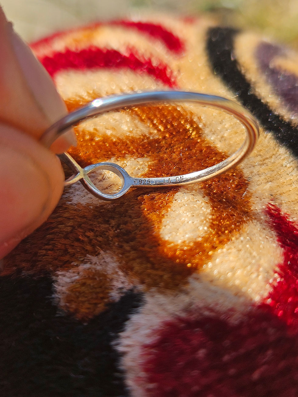 Thumbnail: Sterling Silver Petite Infinity Ring - 8