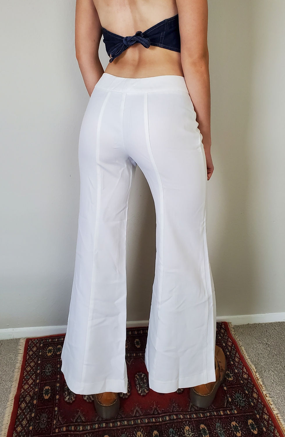 Thumbnail: 1960's Bell Bottom Pants - 28"