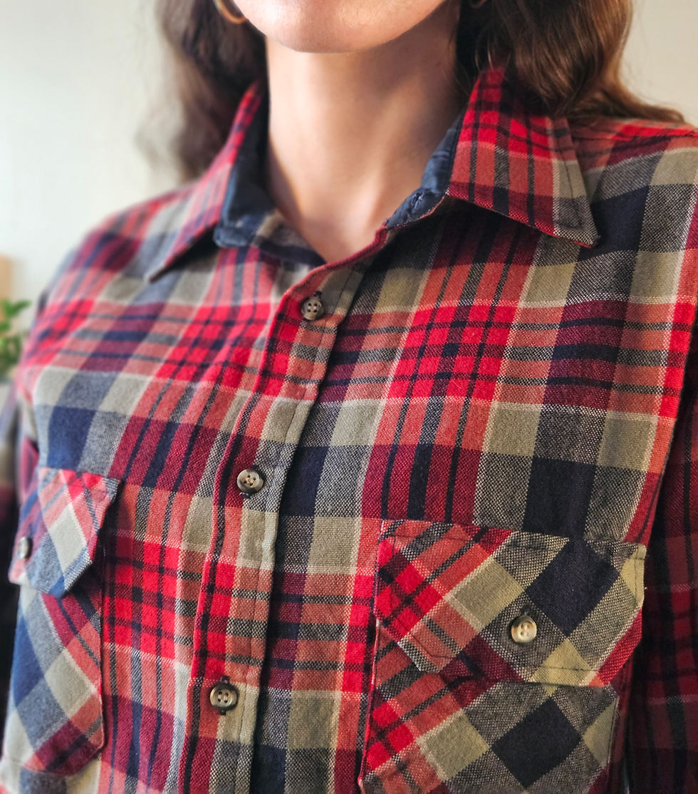 Thumbnail: 1990s Red Plaid Flannel