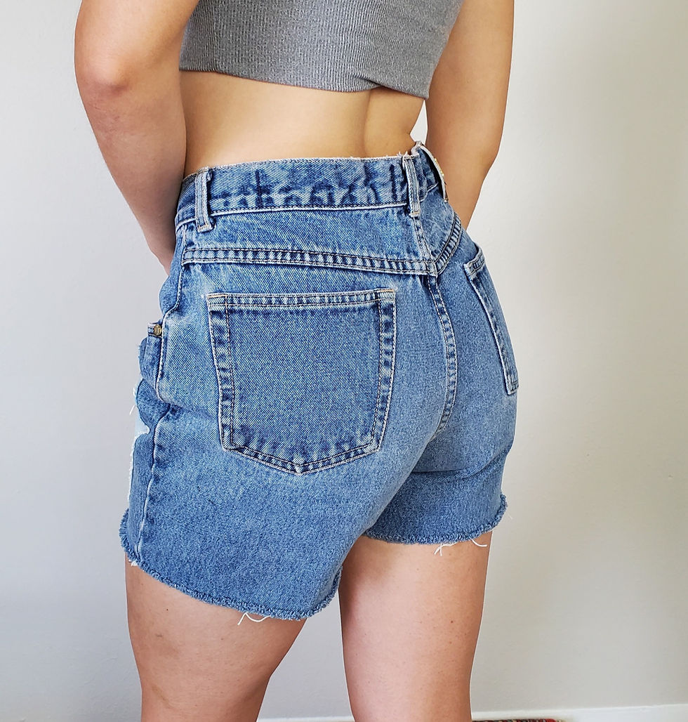 Thumbnail: Vintage Upcycled Cutoffs - 28"