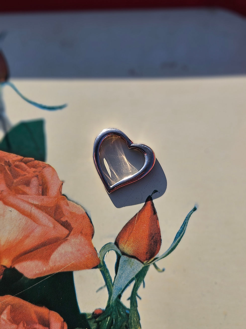 Thumbnail: Vintage Milor Sterling Heart Pendant