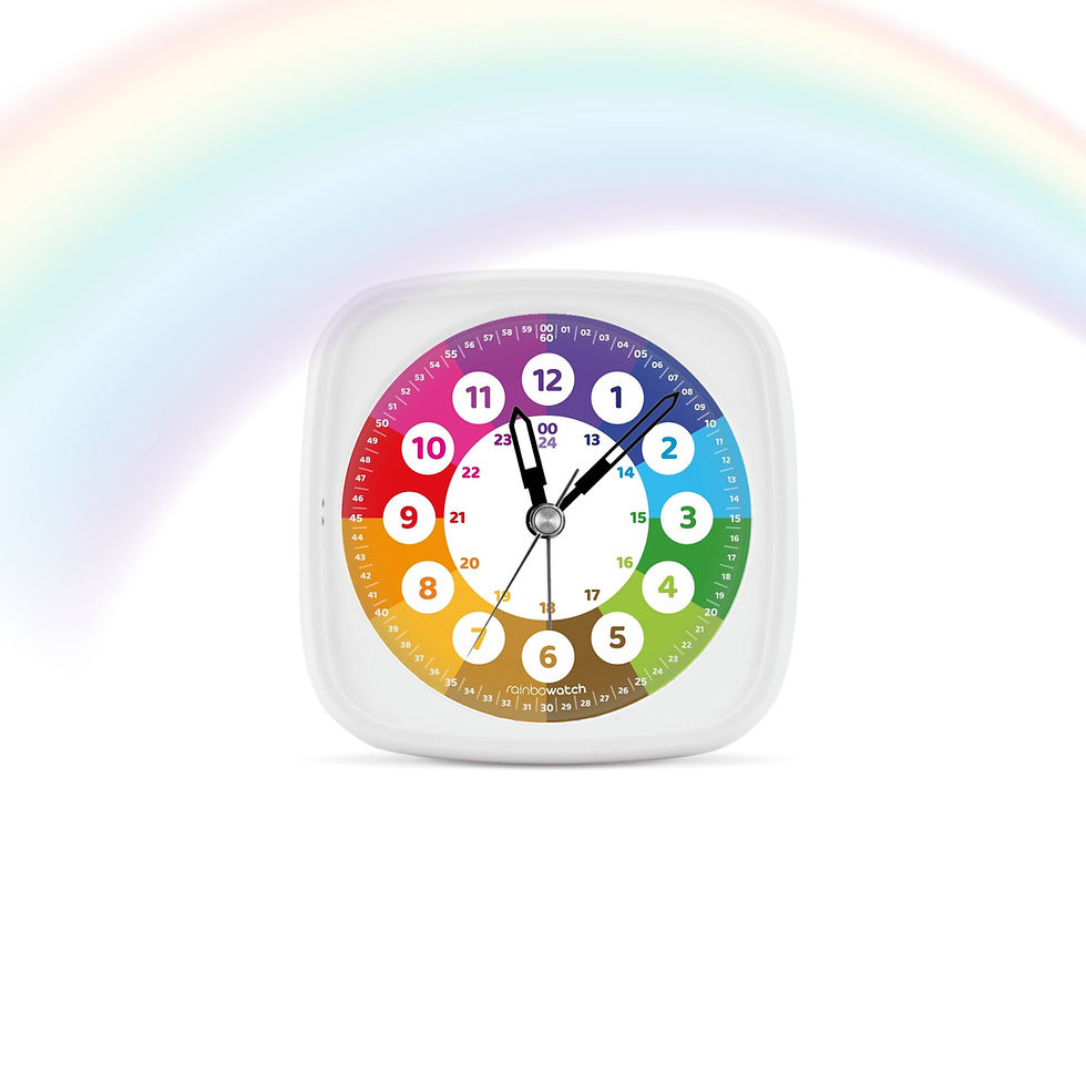 Miniaturbild: Regenbogen Lernwecker – Uhr lesen lernen