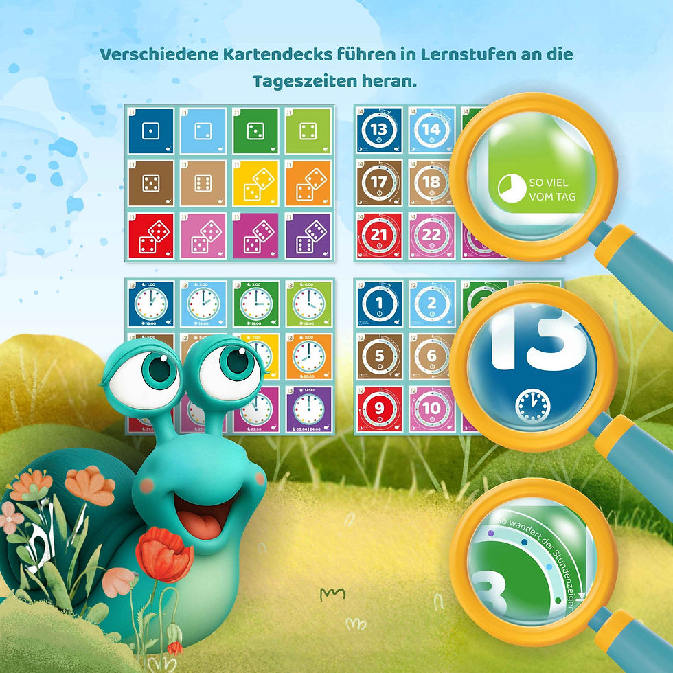 Miniaturbild: Vorbestellen: Memospiel von rainbowatch zum Spielerischen Uhr lesen lernen