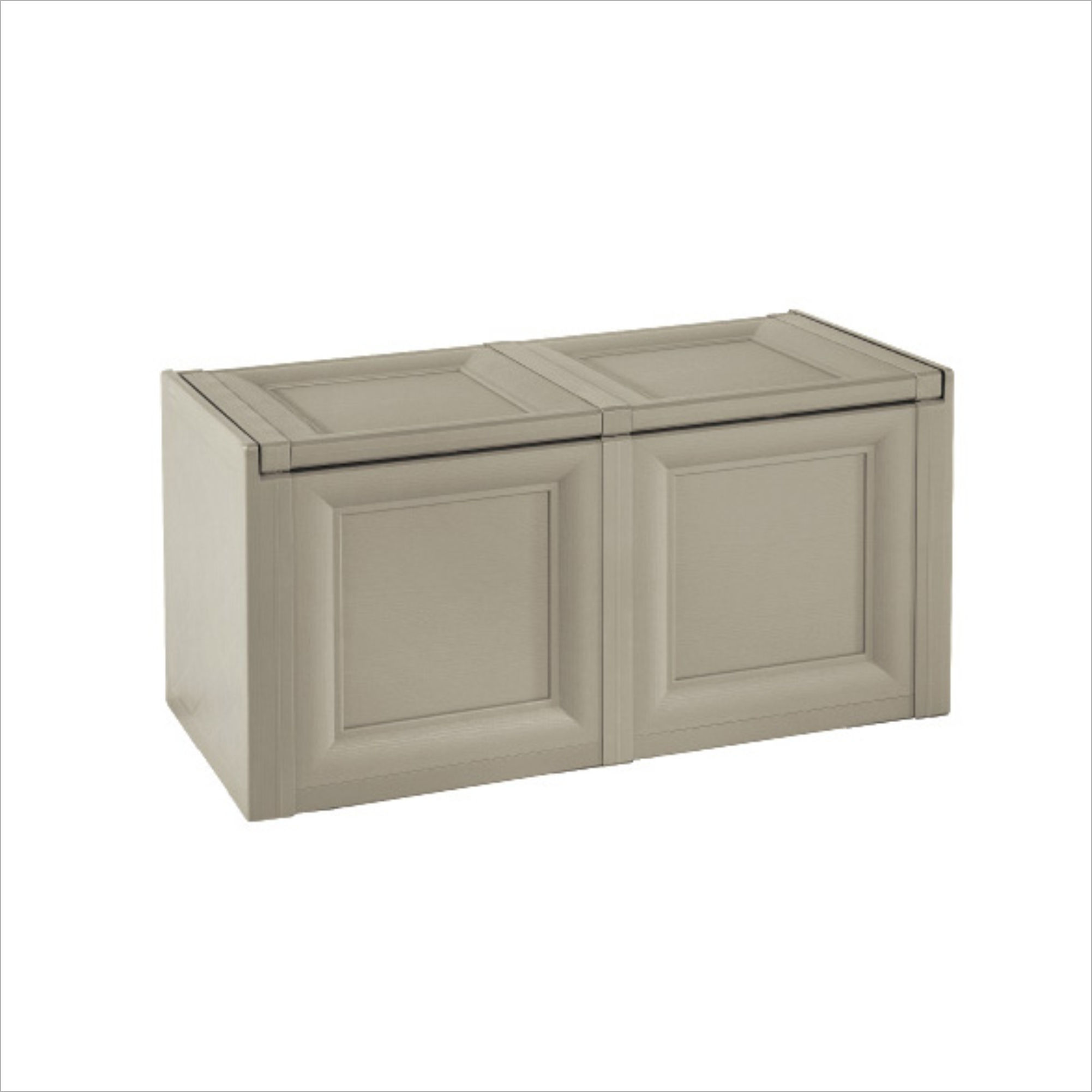 Tontarelli Storage Box, Greyish Brown, Made in Italy, for Home, Office & Outdoor