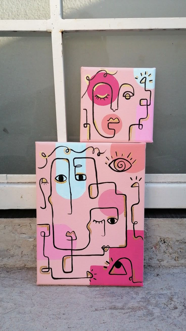 Peinture: Tableaux Colorés