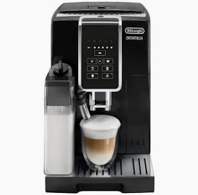 Picture of De'Longhi Dinamica beans to cup coffee machine in black