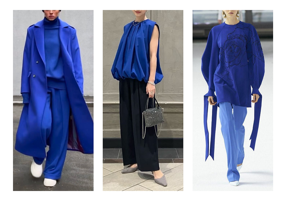 ブルベ冬の似合うブルーコーデ