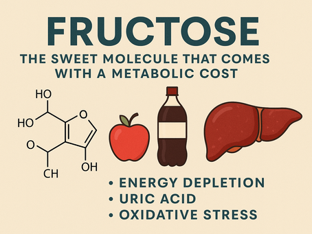 Fructose: The Sweet Molecule That Comes with a Metabolic Cost