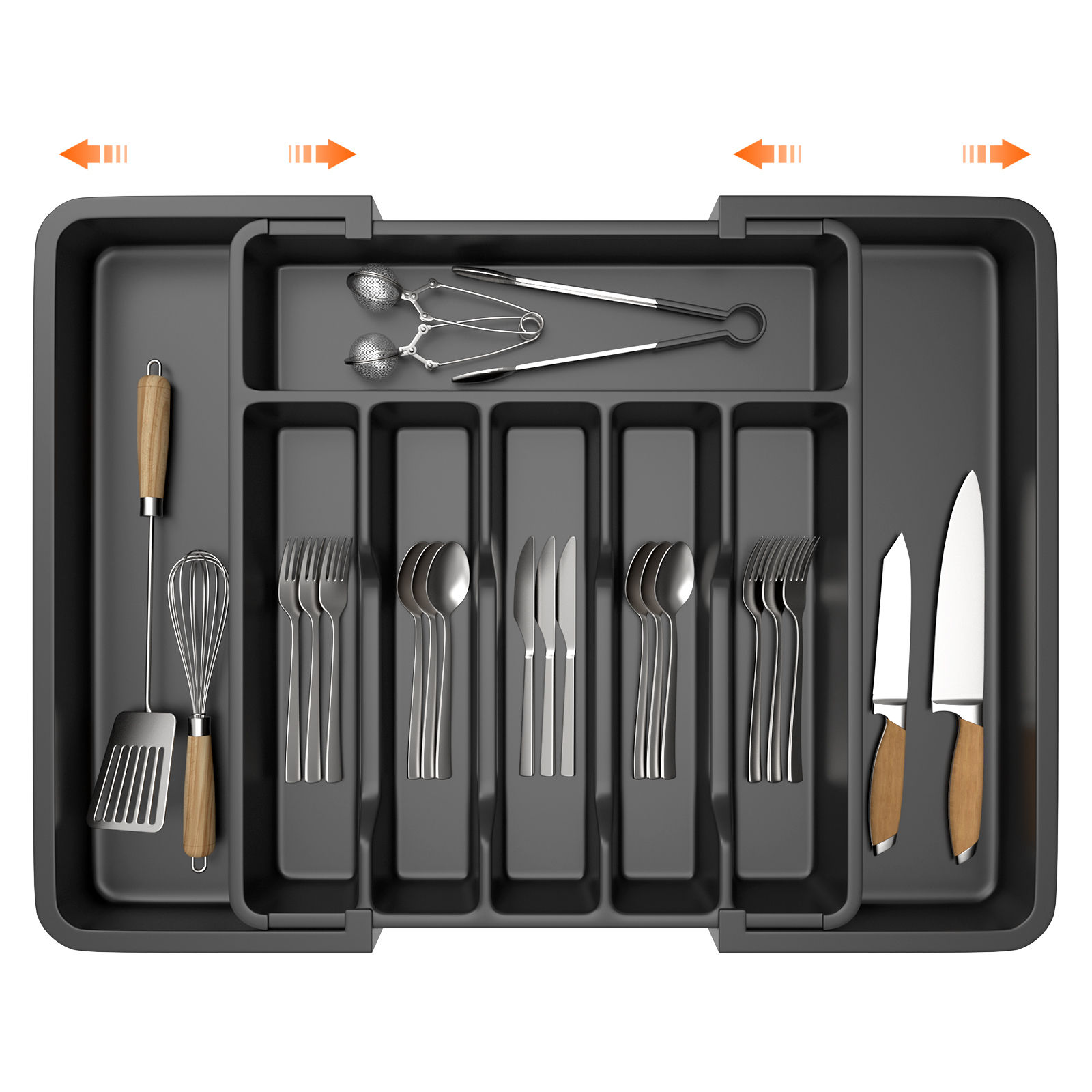 The FlexiSpace™ Premium Expandable Cutlery Organiser