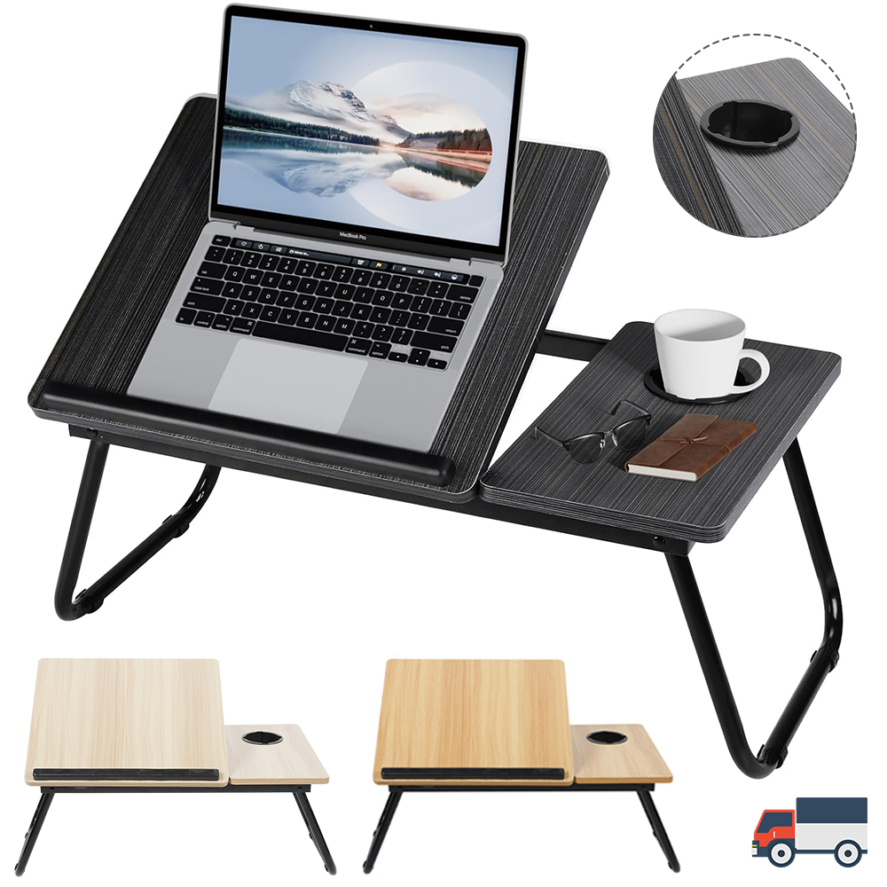 Folding Desk Laptop table for bed and sofa Laptop Desk 5-level height adjustment