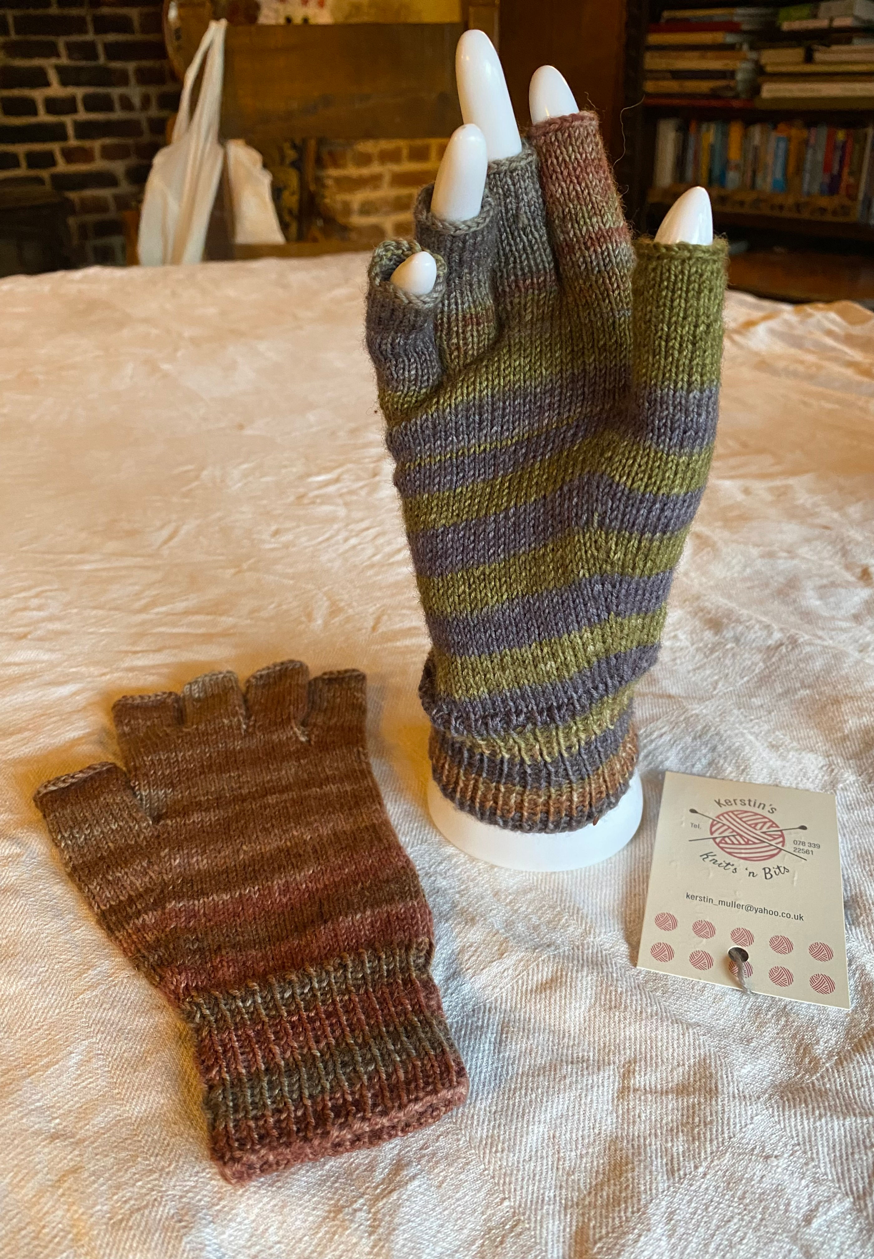 Fingerless Gloves - various colours (green, blue, red etc.)