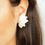 Miniatura: Pendientes Pétalos plomo