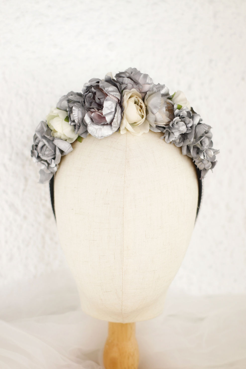 Diadema reina plata