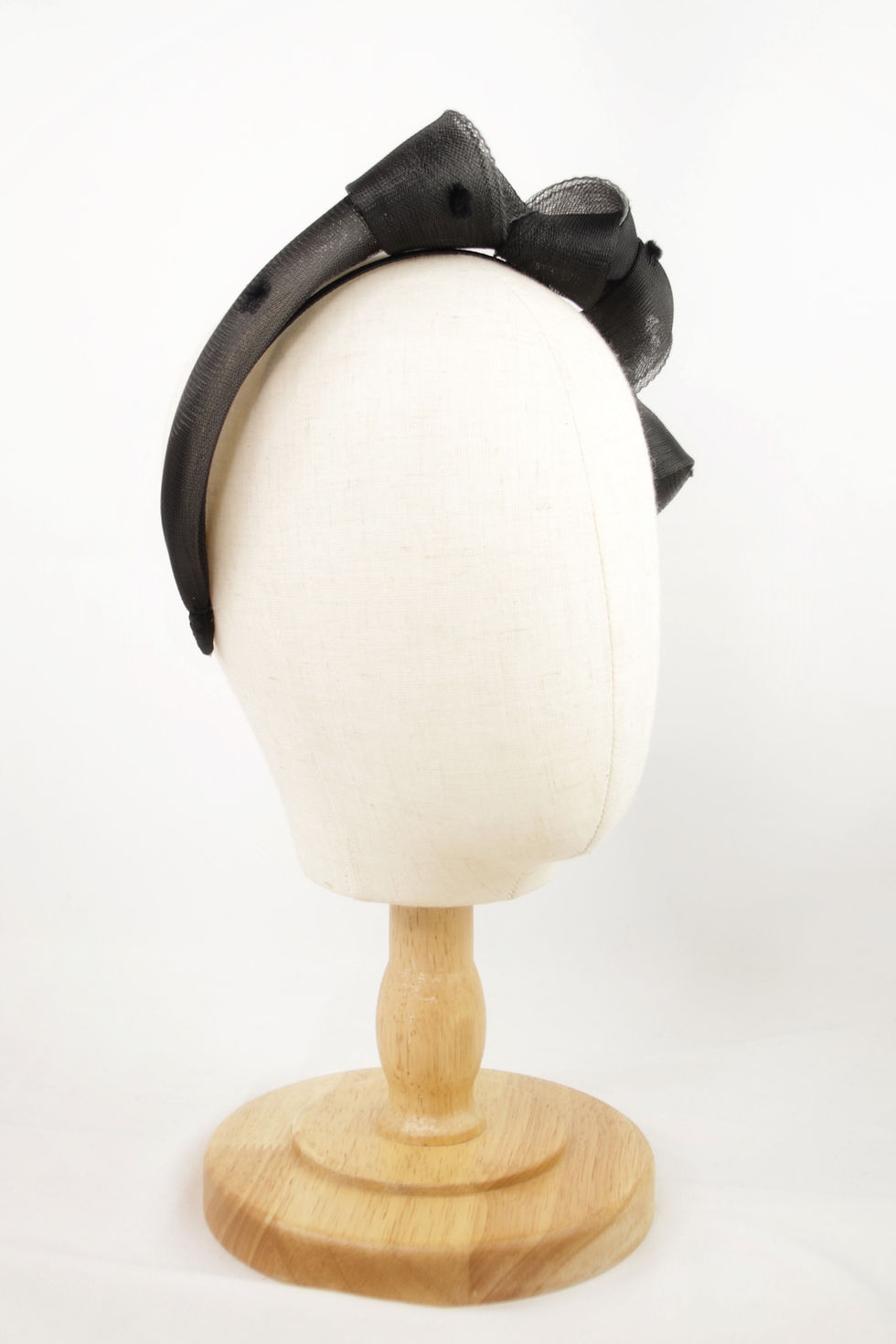 Miniatura: Diadema lazos crin negra