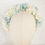 Miniatura: Diadema flores azul y beige
