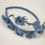 Miniatura: Diadema fleco azul