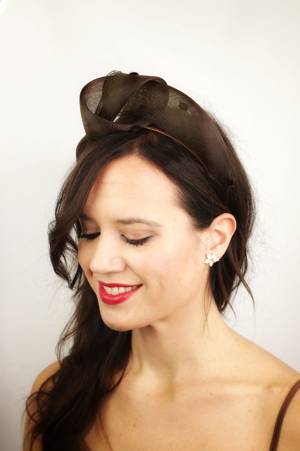 Miniatura: Diadema crin marrón 