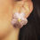 Miniatura: Pendientes Anémona antique pink