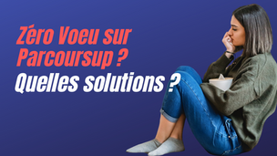 une ado triste car elle a zéro voeu sur Parcoursup