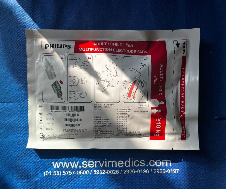 Miniatura: Parche para marcapasos philips para desfibrilador adulto heartstar mrx