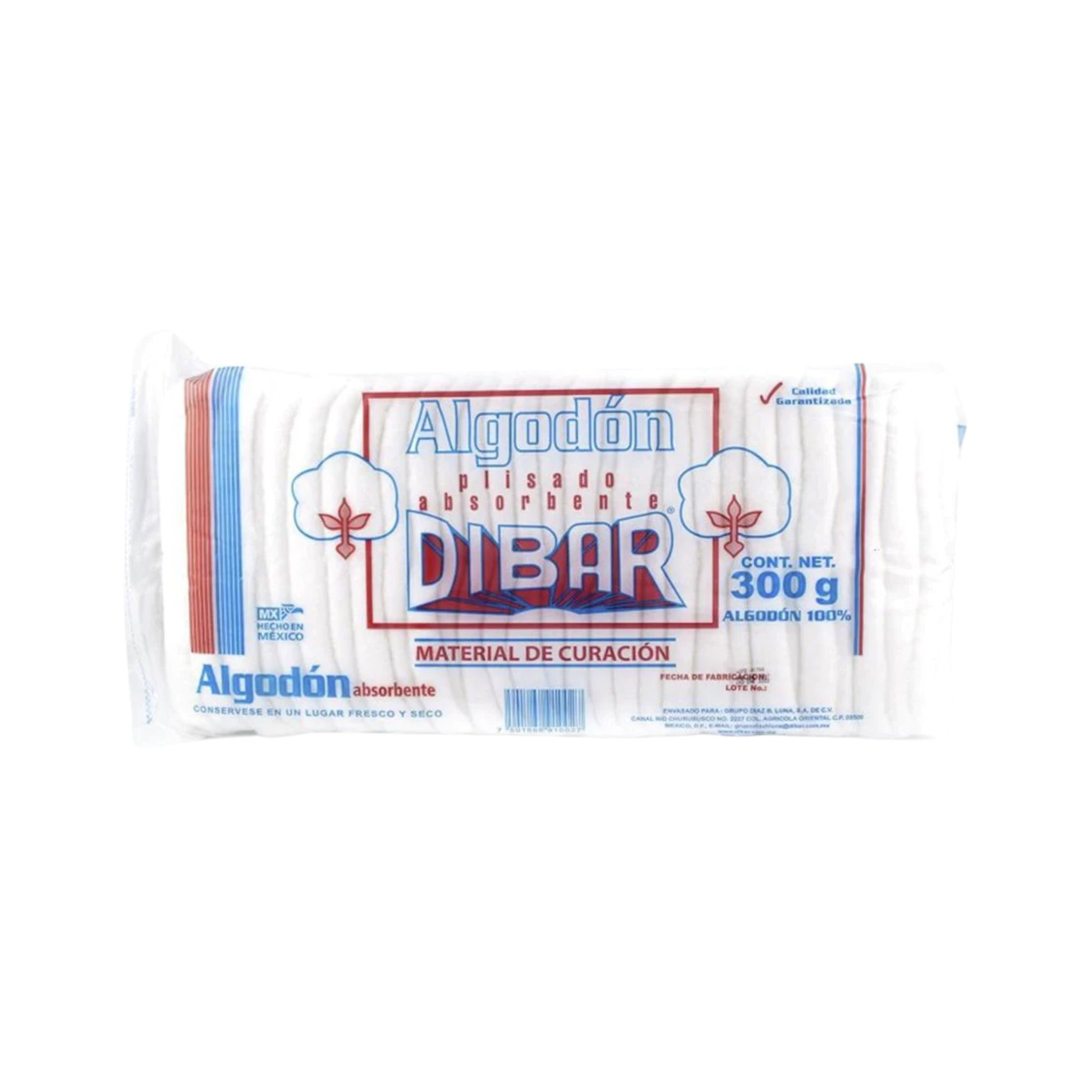 Algodon plisado de 300 gr