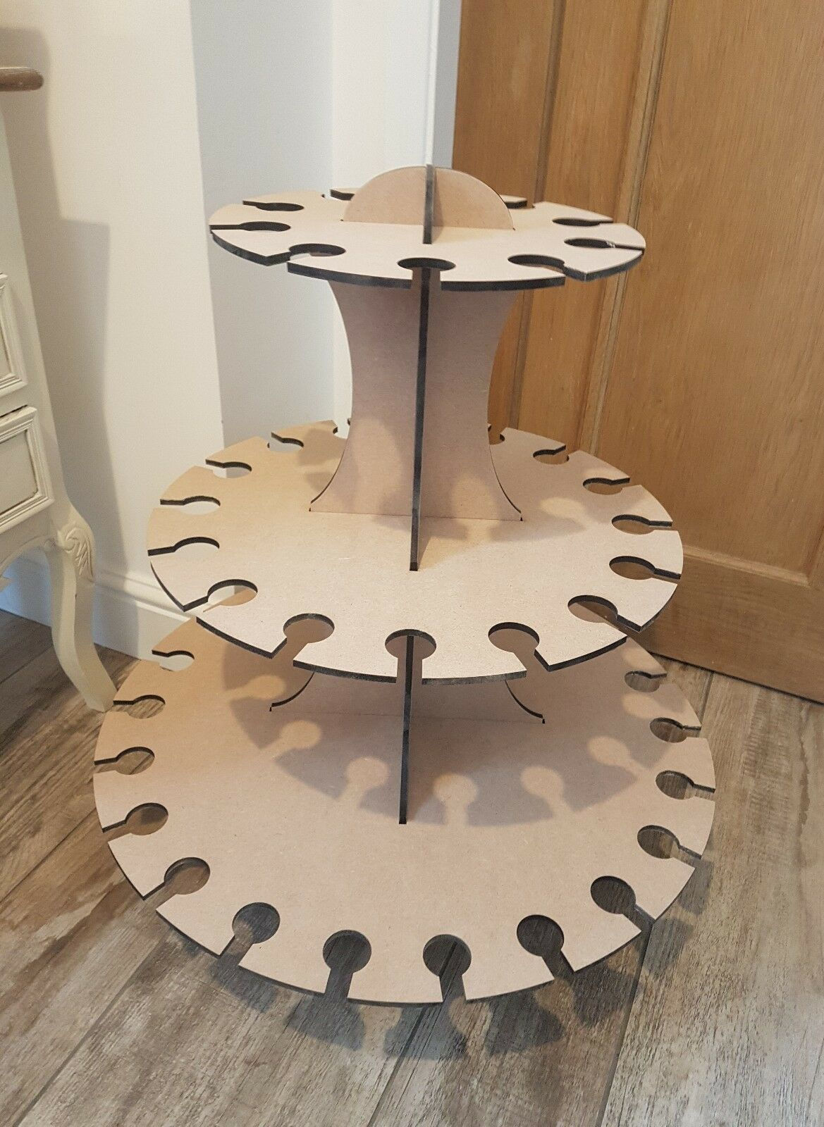 Champagne Flute Tower Round Shaped
