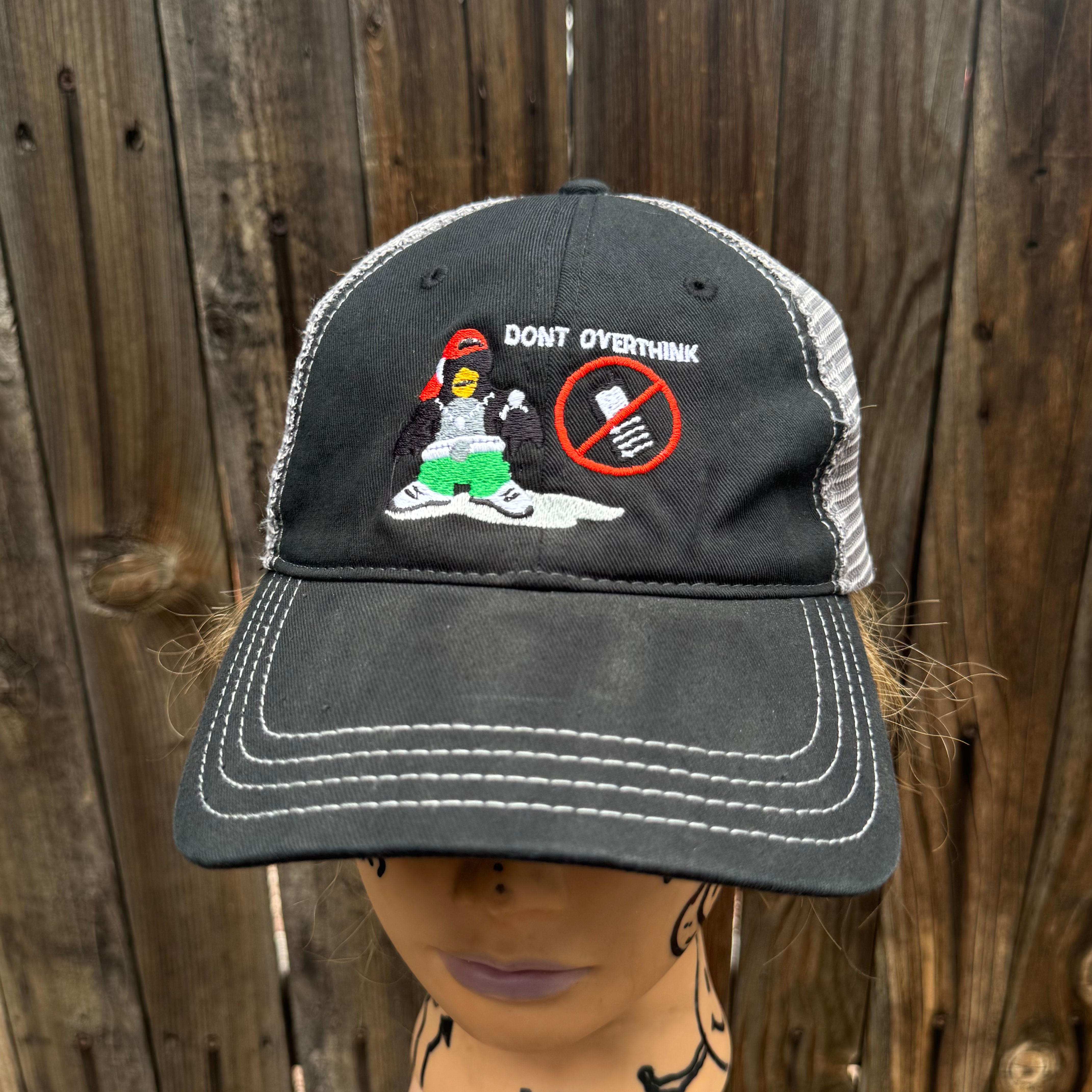 Lampshade trucker “don’t overthink”