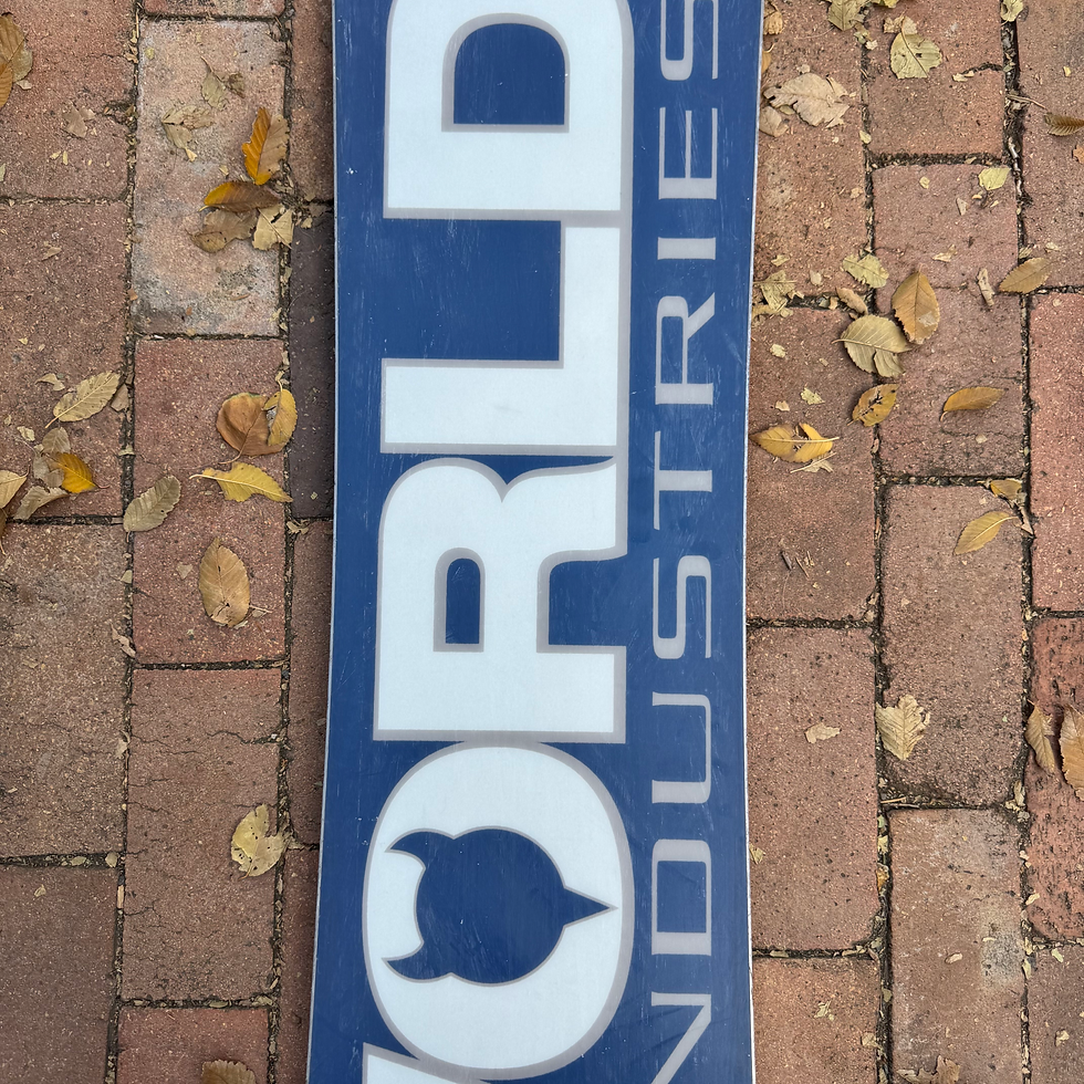 Thumbnail: 1999 World Industries snowboard 157cm 