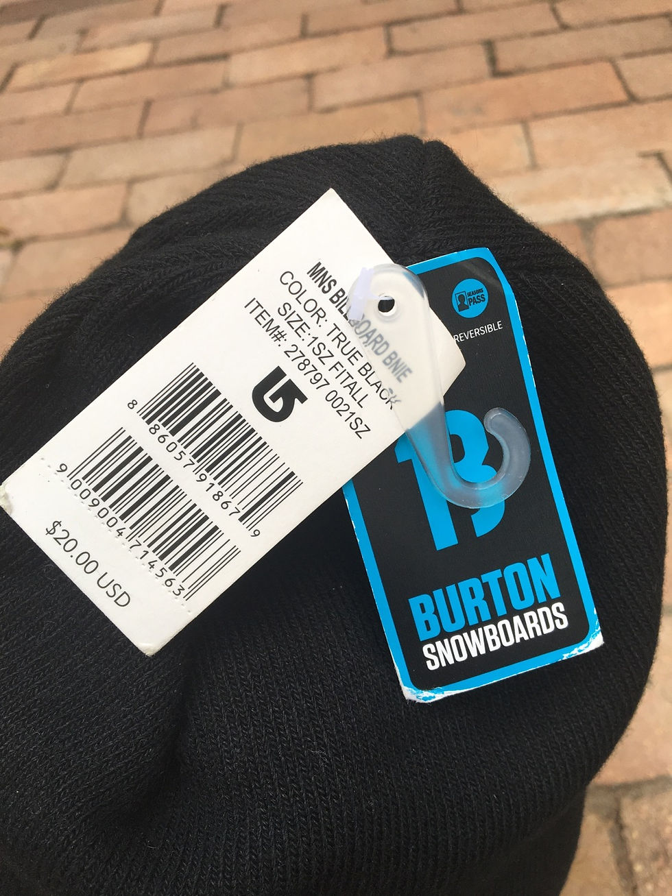 Thumbnail: Burton reversible beanie 